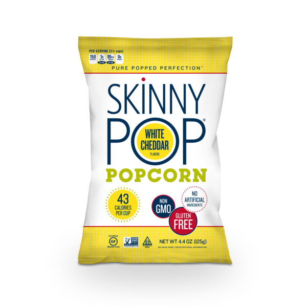 Skinnypop Skinnypop Popcorn Ultra Lite White Cheddar 4.4 oz., PK12 1014176